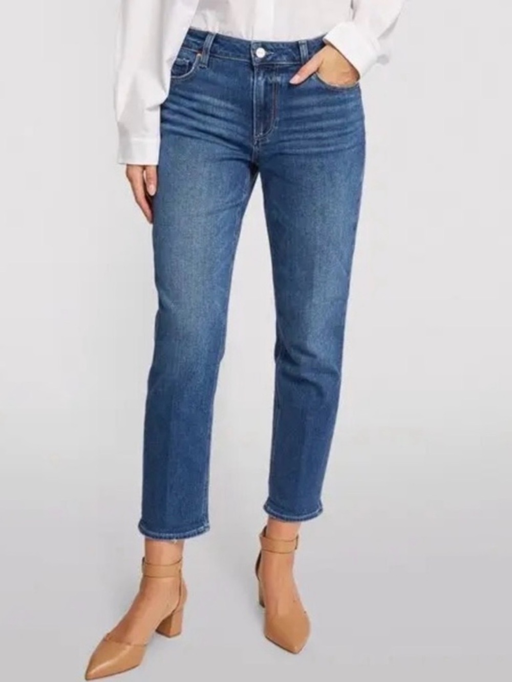 PAIGE Brigitte Straight Jeans